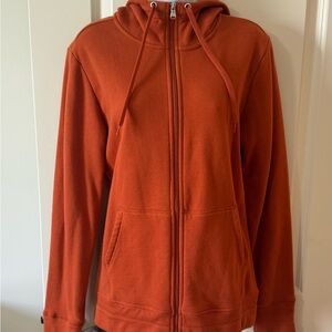 Tek Gear Burnt Orange Fleece Zip-Up